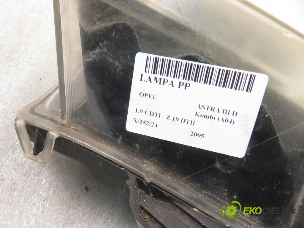 OPEL ASTRA H Kombi (A04) KOMBI 2005 110,00 1.9 CDTI - Z 19 DTH 1910,00 Svetlo PP