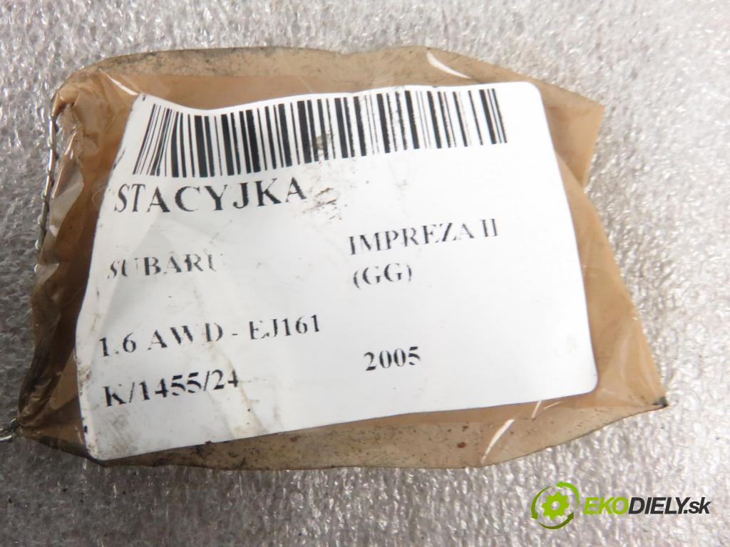 SUBARU IMPREZA kombi (GG) KOMBI 2005 0,00 1.6 AWD - EJ161 1597,00 spinačka 88215AE010 ; X1T25571 ; 88205FE000 (Spínacie skrinky a kľúče)