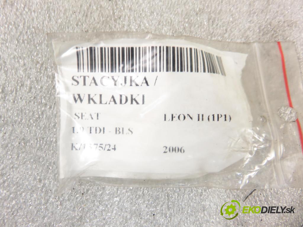 SEAT LEON (1P1) HB 2006 77,00 1.9 TDI - BLS 1896,00 spinačka 1K0905851B (Spínacie skrinky a kľúče)