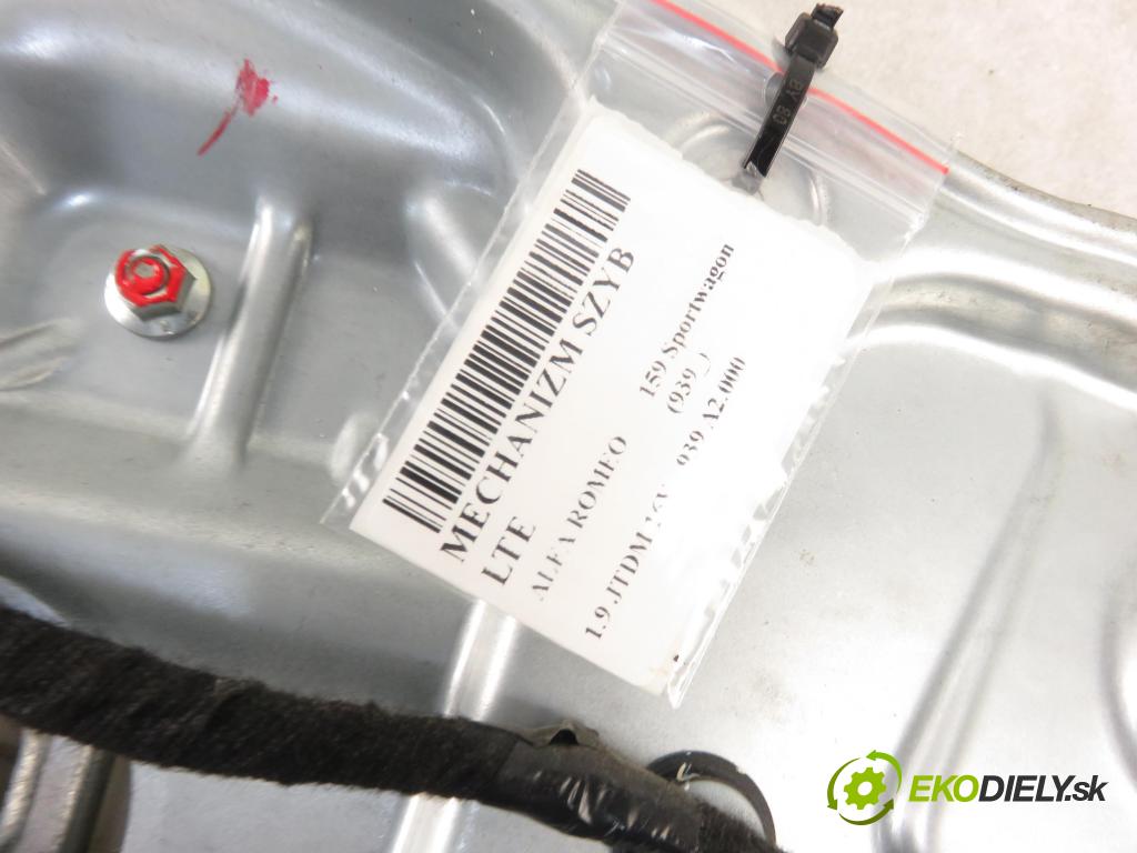 ALFA ROMEO 159 Sportwagon (939_) KOMBI 2007 110,00 1.9 JTDM 16V - 939 A2.000 1910,00 mechanismus oken LTE 1560777380