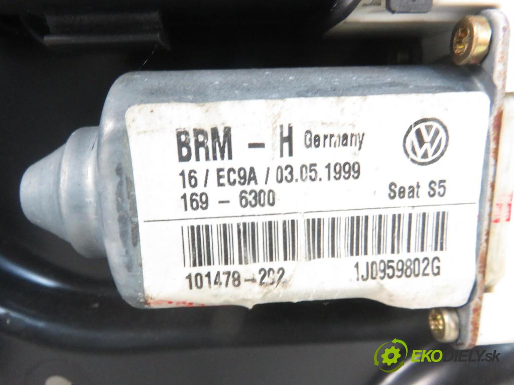 SEAT TOLEDO II (1M2) SEDAN 2001 92,00 1.8 20V 125 - AGN 1781,00 mechanismus oken PPE 1M0837756