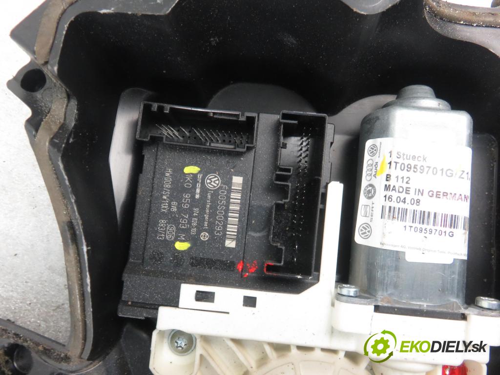 SEAT LEON (1P1) HB 2006 77,00 1.9 TDI - BLS 1896,00 mechanismus oken 1PO867435 ; 1K0959793M ; 1T0959701G