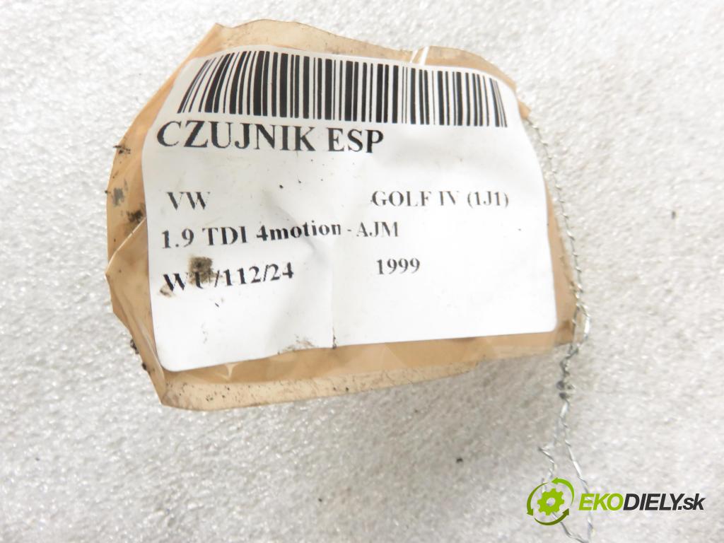 VW GOLF IV (1J1) HB 1999 85,00 1.9 TDI 4motion - AJM 1896,00 snímač ESP 1J0907657B ; 10098001121 ; 1J1907637B