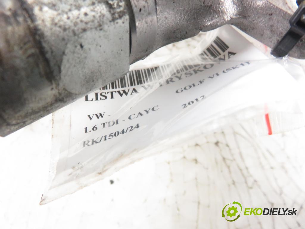 VW GOLF VI (5K1) HB 2012 77,00 1.6 TDI - CAYC 1598,00 Lišta vstrekovacia 03L089H ; 03L906054A (Vstrekovacie lišty)