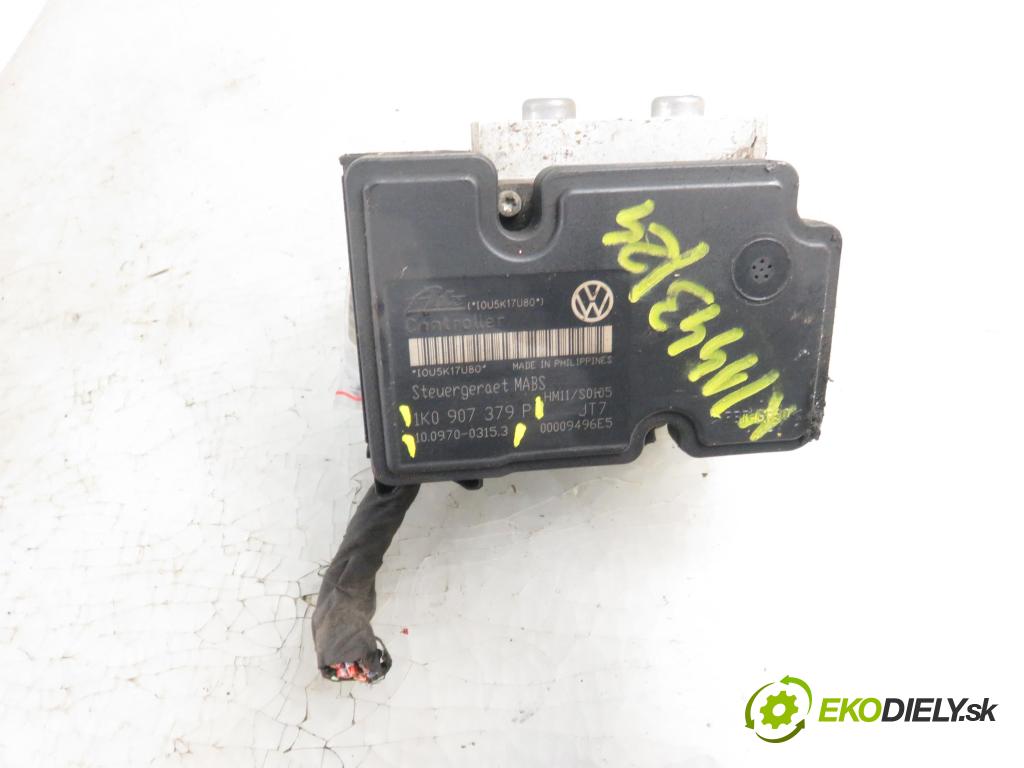 VW GOLF PLUS (5M1, 521) MINIVAN 2006 77,00 1.9 TDI PD 105 - BKC 1896,00 Pumpa ABS 1K0907379P ; 10097003153 ; 1K0614117H (Pumpy ABS)