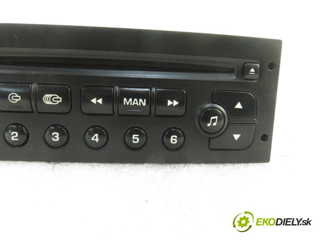 PEUGEOT 206 liftback (2A/C) HB 2002 80,00 1.6 16V - NFU (TU5JP4) 1587,00 RADIO CD 9645145977