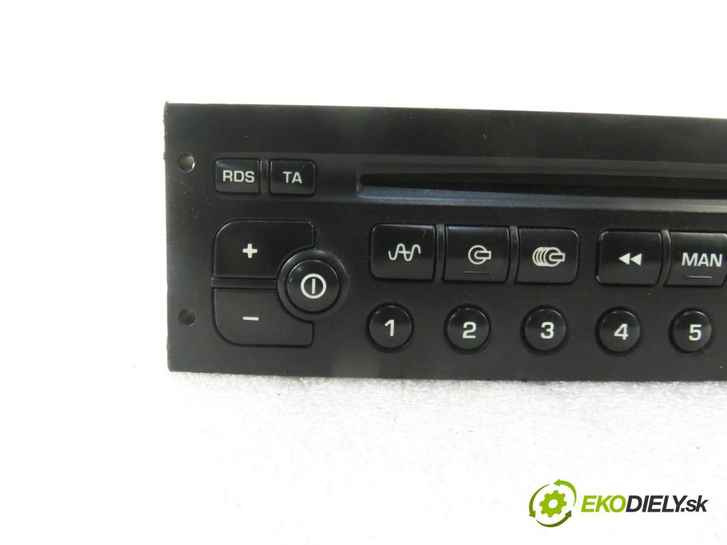 PEUGEOT 206 liftback (2A/C) HB 2002 80,00 1.6 16V - NFU (TU5JP4) 1587,00 RADIO CD 9645145977