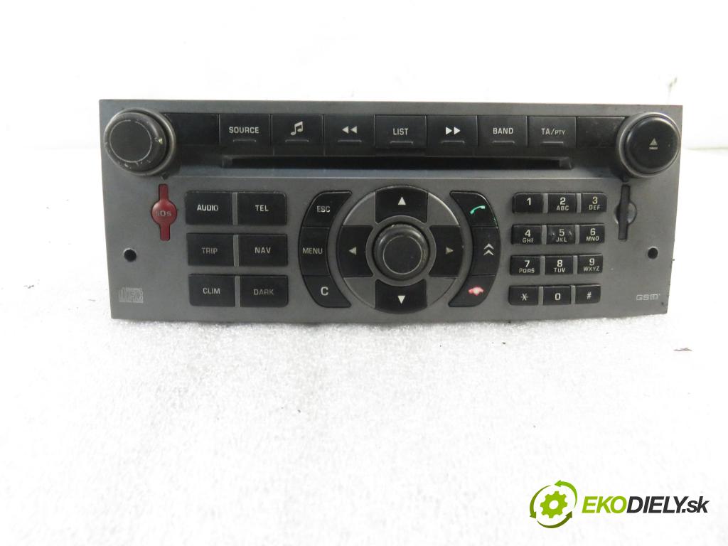 CITROEN C5 II Break (RE_) KOMBI 2005 80,00 1.6 HDi (RE8HZB) - 9HZ (DV6TED4) 1560,00 RADIO CD 96558801YW
