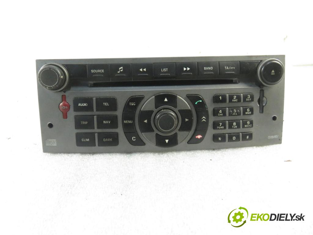 CITROEN C5 II Break (RE_) KOMBI 2005 80,00 1.6 HDi (RE8HZB) - 9HZ (DV6TED4) 1560,00 RADIO CD 96558801YW