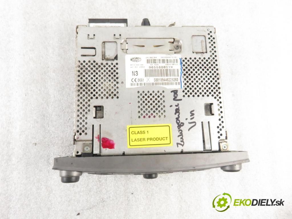 CITROEN C5 II Break (RE_) KOMBI 2005 80,00 1.6 HDi (RE8HZB) - 9HZ (DV6TED4) 1560,00 RADIO CD 96558801YW