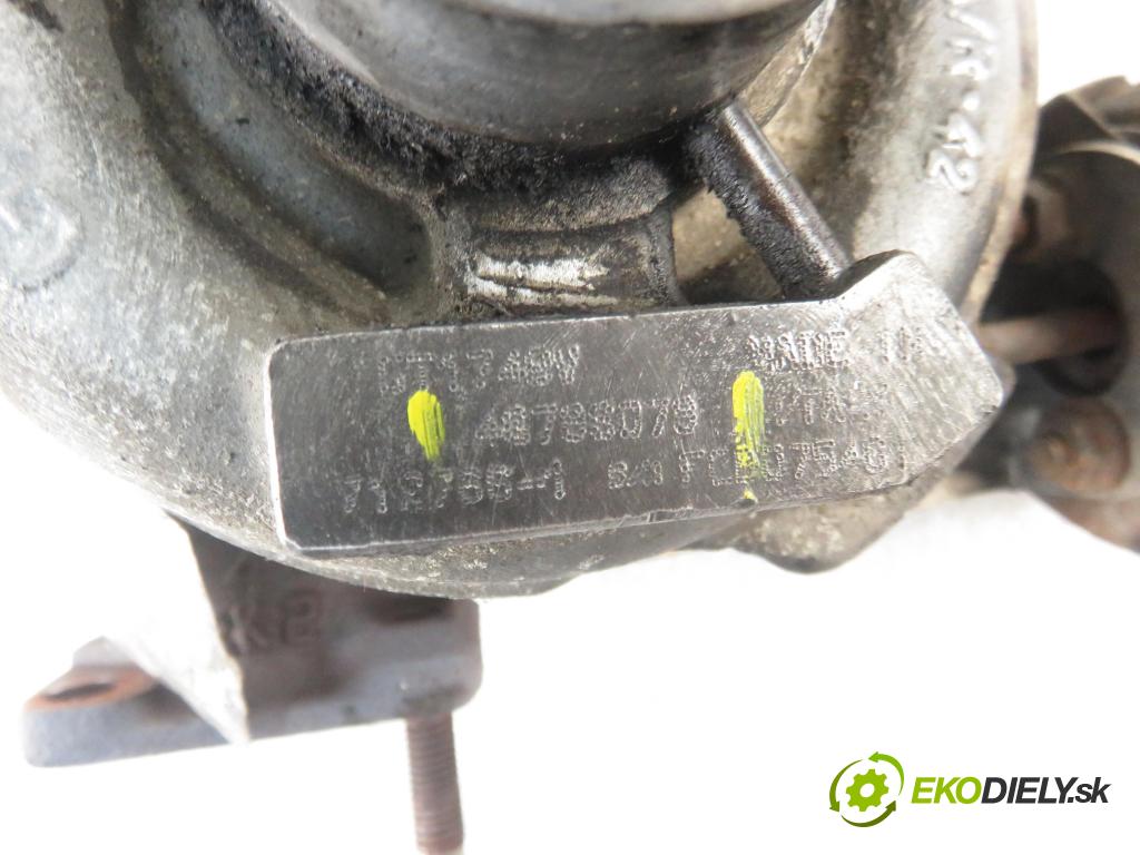 FIAT STILO (192_) HB 2002 85,00 1.9 JTD 115 - 192 A1.000 1910,00 RYCHLONABÍJEČKA: 46786078 (Turbodúchadla (kompletní))