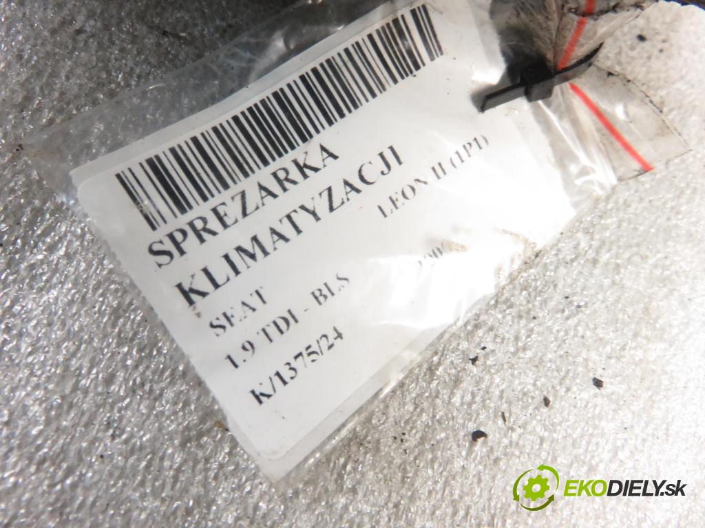SEAT LEON (1P1) HB 2006 77,00 1.9 TDI - BLS 1896,00 KOMPRESOR: klimatizácie  (Kompresory klimatizácie)