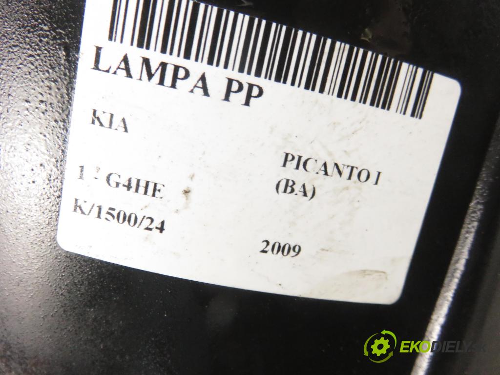 KIA PICANTO (BA) HB 2009 46,00 1.0 12V 63 - G4HE 999,00 Svetlo PP