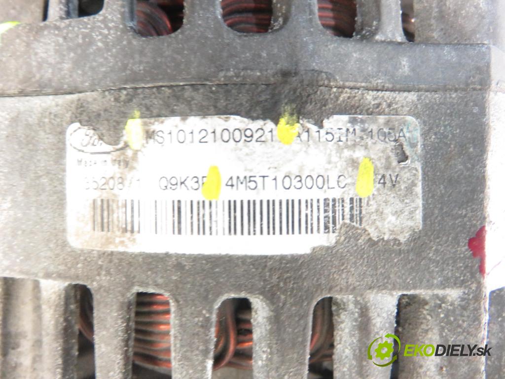 FORD FOCUS II (DA_, HCP) HB 2006 85,00 1.8 TDCi - KKDB 1753,00 Alternátor MS1012100921 ; 4M5T10300LC (Alternátory)