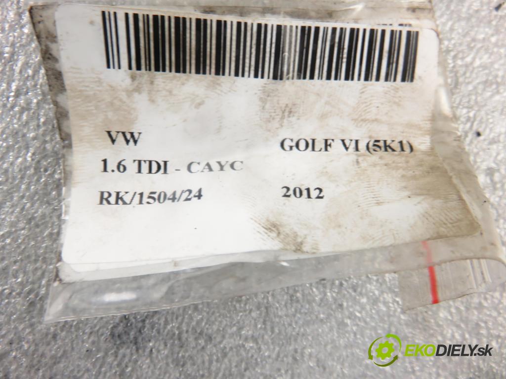 VW GOLF VI (5K1) HB 2012 77,00 1.6 TDI - CAYC 1598,00 vstrekovač 03L130277S (Vstrekovače)