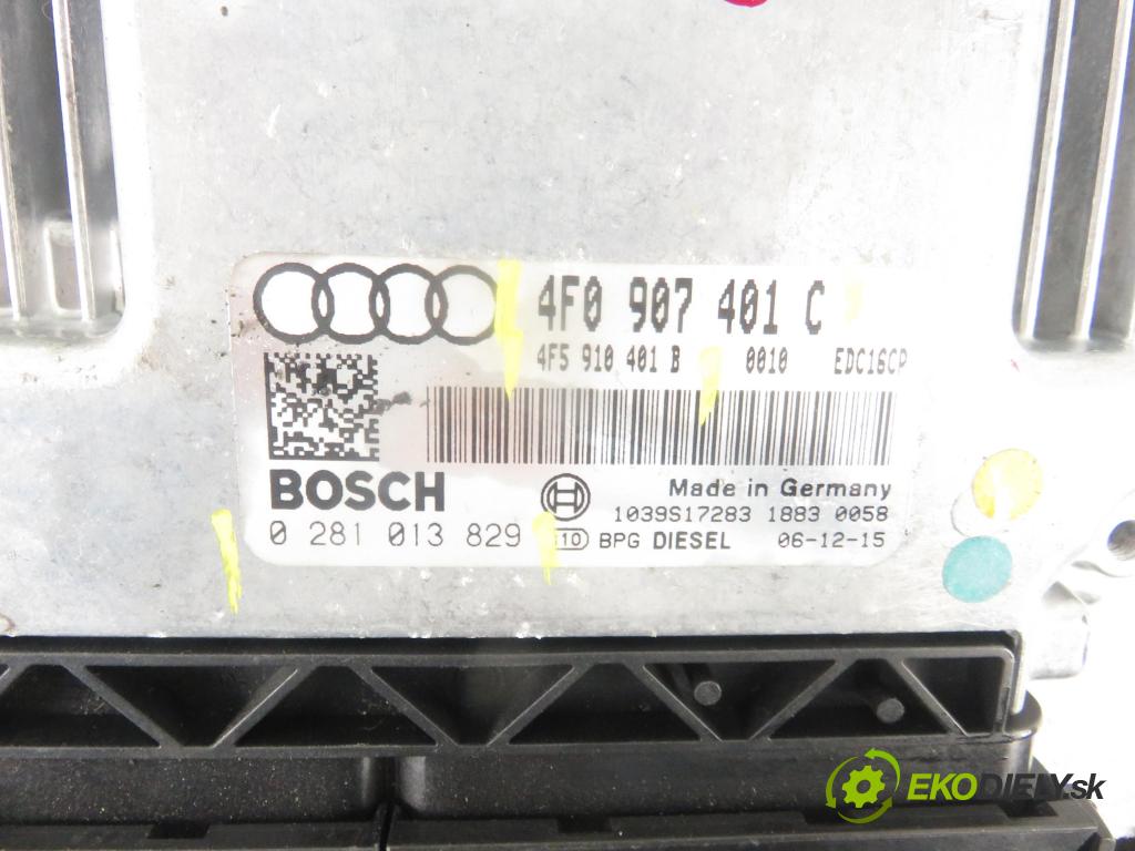 AUDI A6 (4F2, C6) SEDAN 2007 132,00 2.7 TDI 180 - BPP 2698,00 Riadiaca jednotka Motor 4F0907401C ; 4F5910401B ; 0281013829