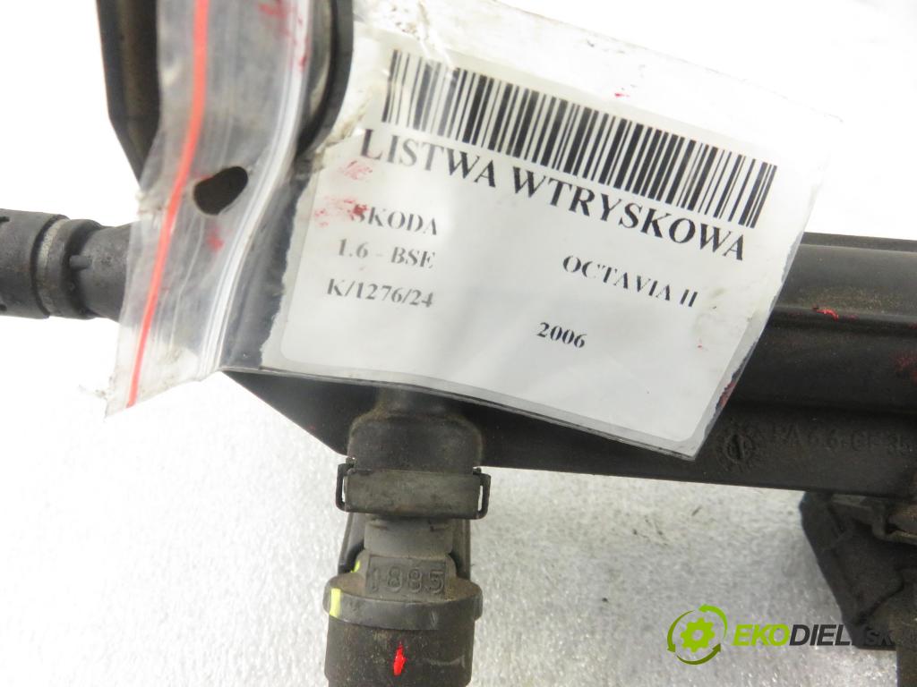 SKODA OCTAVIA II (1Z3) LIFTBACK 2006 75,00 1.6 - BSE 1595,00 Lišta vstrekovacia 06A133317AS ; 06A906031BT (Vstrekovacie lišty)