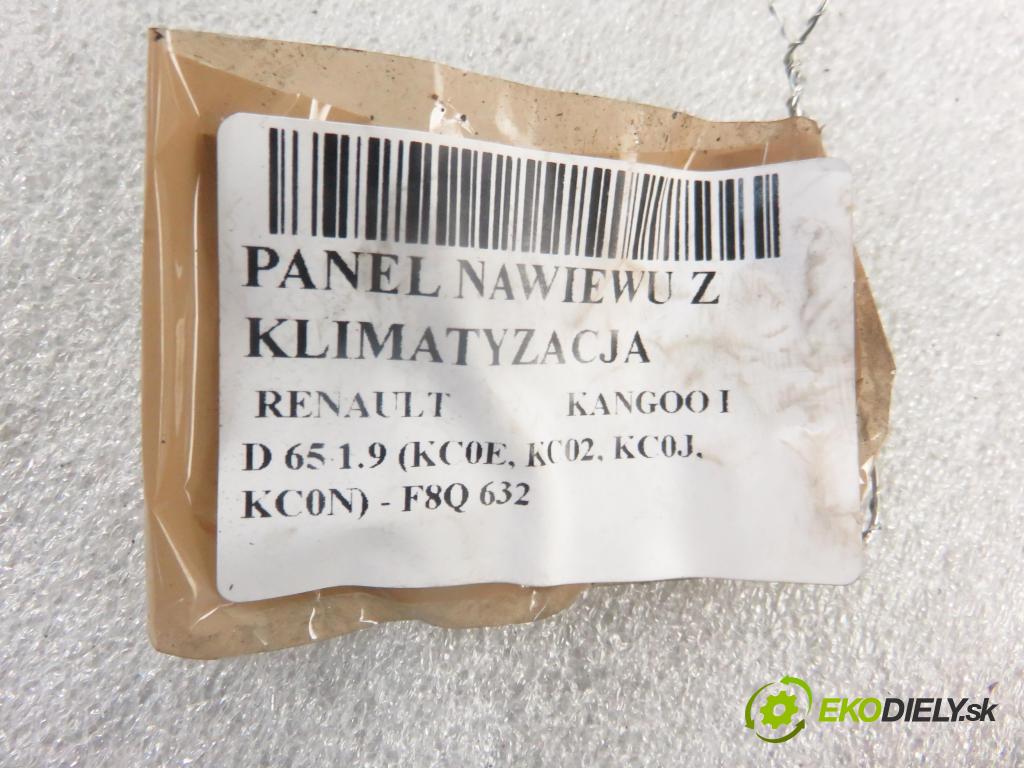 RENAULT KANGOO (KC0/1_) KOMBIVAN 1999 47,00 1.9 D 1870,00 Panel topení KLIMATIZACE: