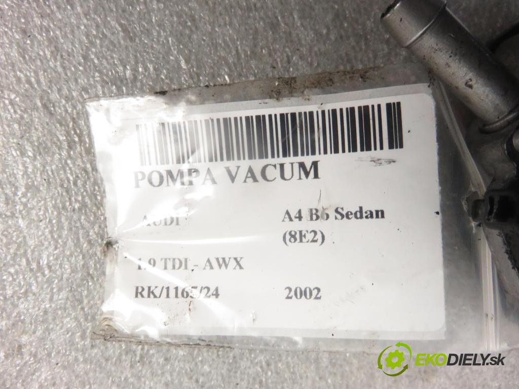 AUDI A4 (8E2, B6) SEDAN 2002 96,00 1.9 TDI PD 130 - AWX 1896,00 Pumpa vákuová 038145209E