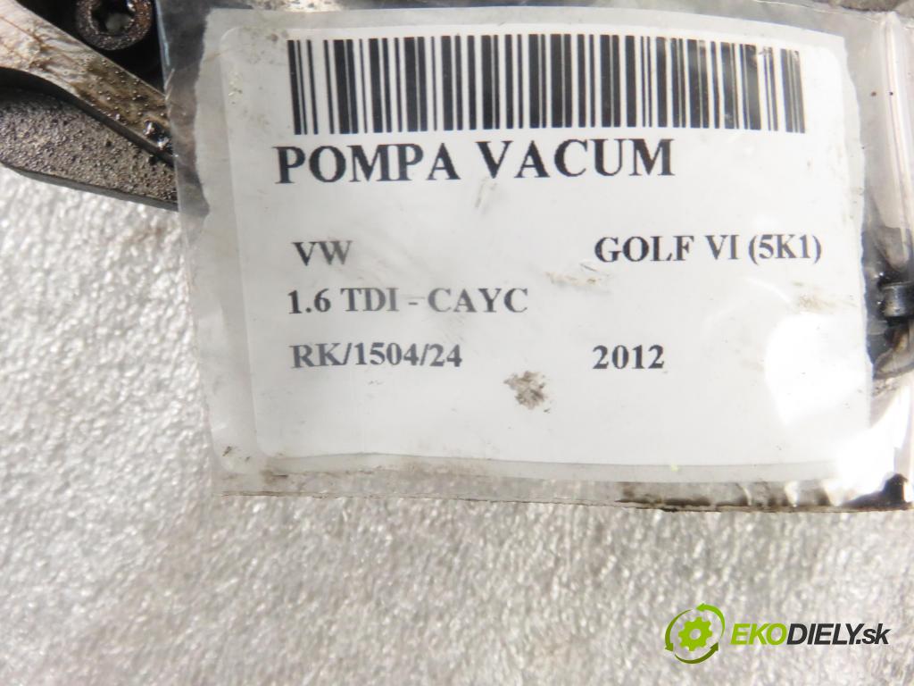 VW GOLF VI (5K1) HB 2012 77,00 1.6 TDI - CAYC 1598,00 Pumpa vákuová 03L100J ; 03L145207