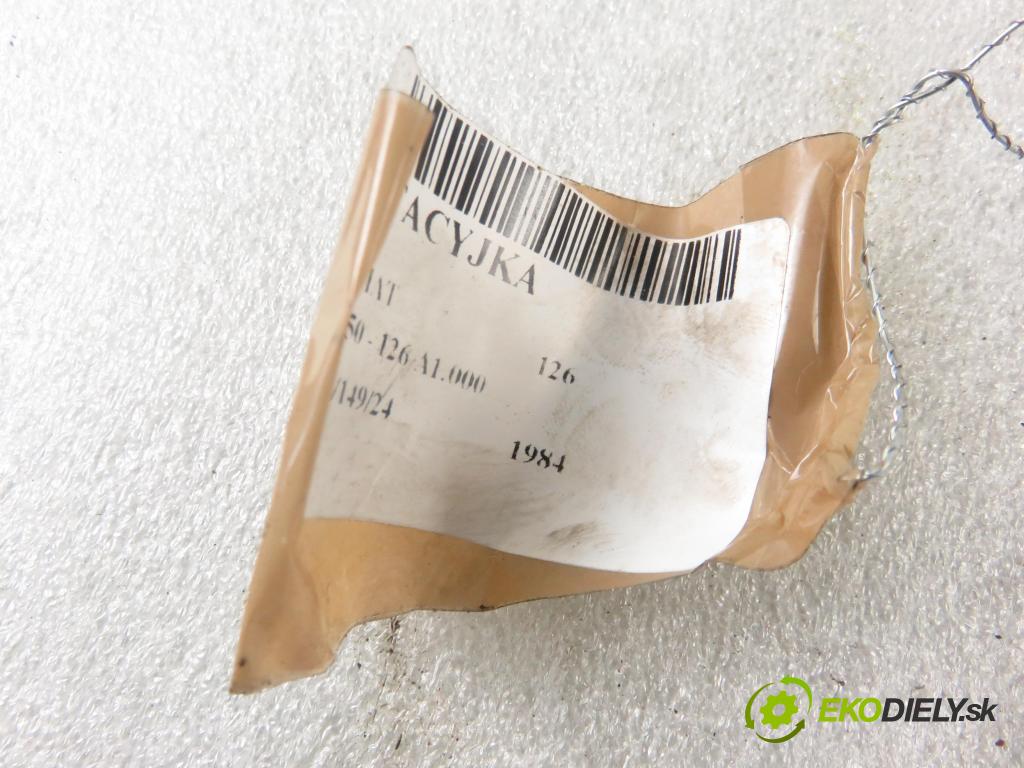 FIAT 126 (126_) FASTBACK 1984 17,00 650 - 126 A1.000 652,00 spinačka  (Spínacie skrinky a kľúče)