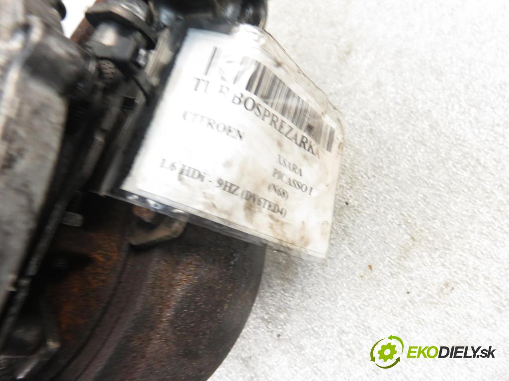 CITROEN XSARA PICASSO (N68) MINIVAN 2008 80,00 1.6 HDi - 9HZ (DV6TED4) 1560,00 RYCHLONABÍJEČKA: 9663199280 (Turbodúchadla (kompletní))