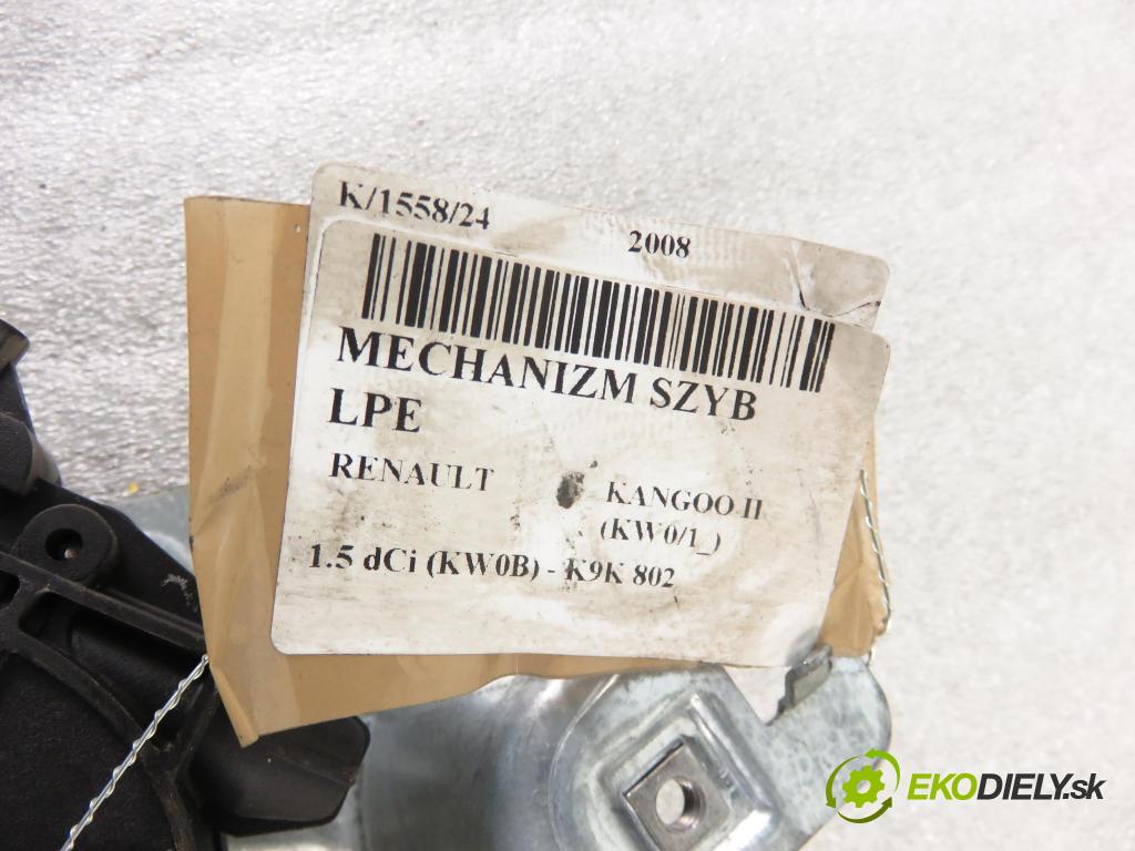 RENAULT KANGOO / GRAND KANGOO II (KW0/1_) KOMBIVAN 2008 63,00 1.5 dCi (KW0B) - K9K 802 1461,00 mechanismus oken 402087A