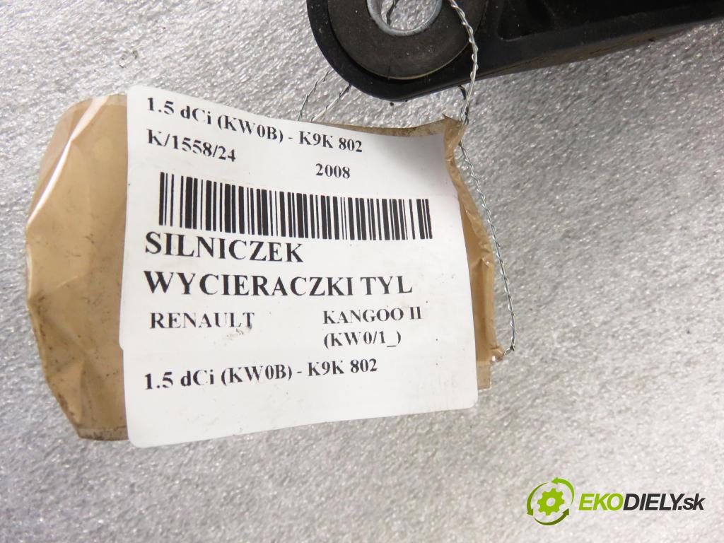 RENAULT KANGOO / GRAND KANGOO II (KW0/1_) KOMBIVAN 2008 63,00 1.5 dCi (KW0B) - K9K 802 1461,00 motorek stěrače ZADNÍ: 0390201827 ; 8200431385