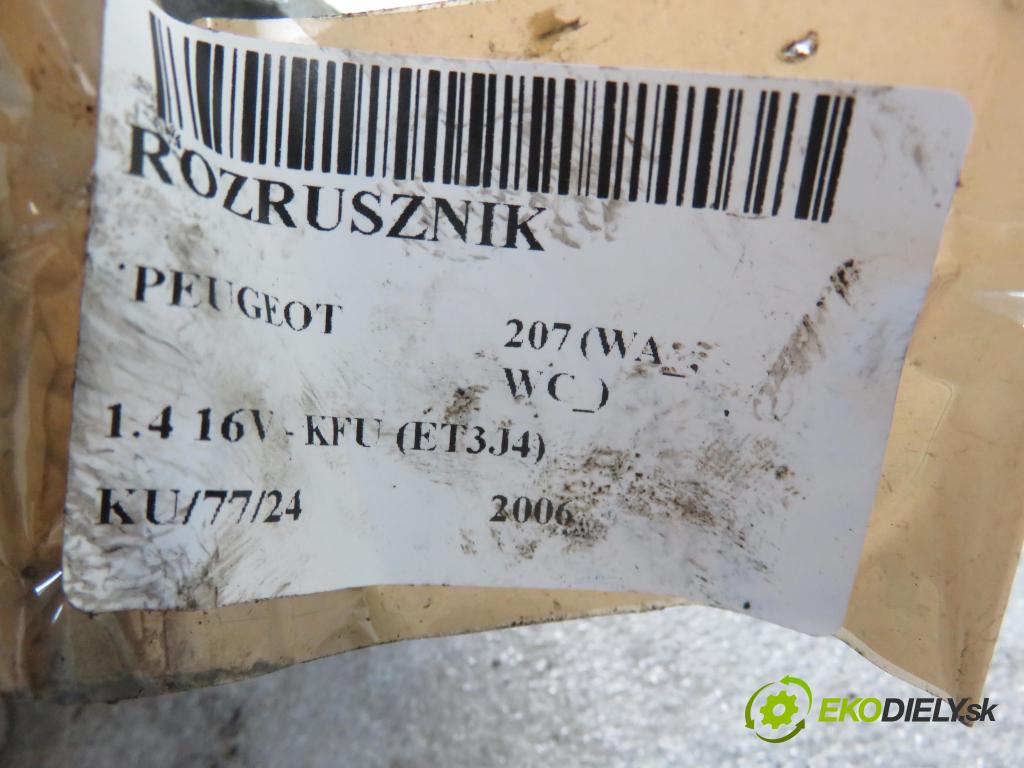 PEUGEOT 207 (WA_, WC_) HB 2006 65,00 1.4 16V - KFU (ET3J4) 1360,00 Štartér (Štartéry)