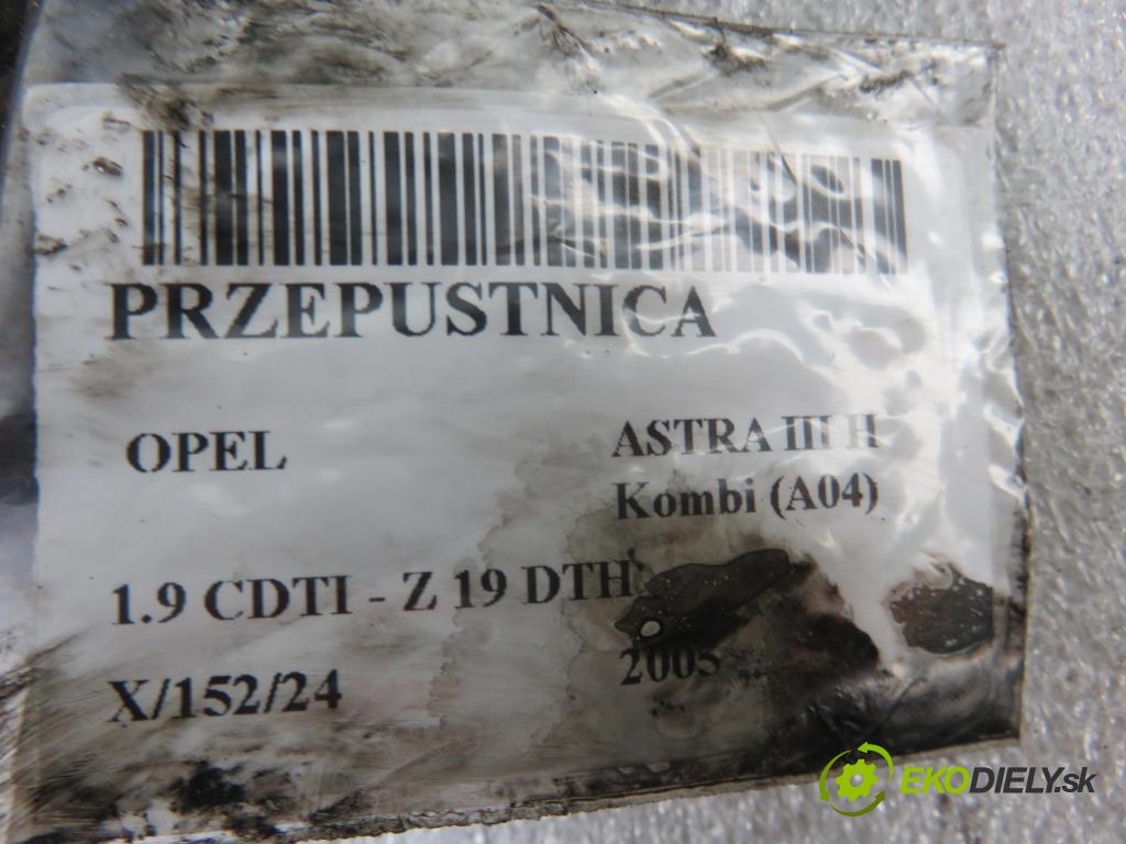 OPEL ASTRA H Kombi (A04) KOMBI 2005 110,00 1.9 CDTI - Z 19 DTH 1910,00 Škrtiaca klapka 48CPD4 (Škrtiace klapky)