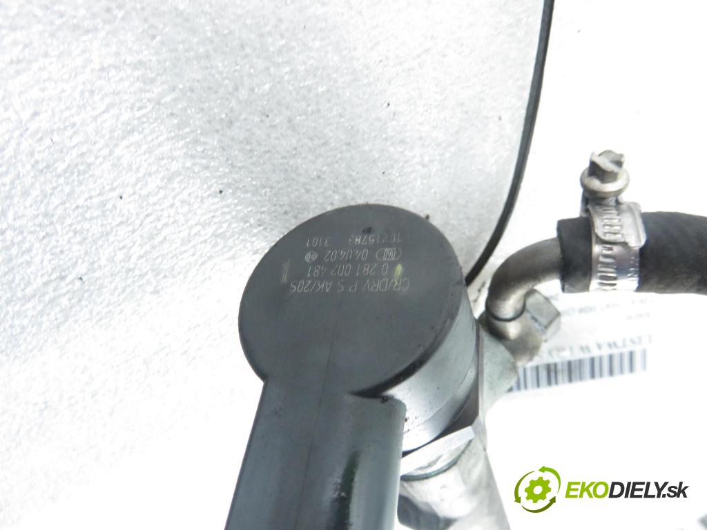 BMW 3 (E46) SEDAN 2002 110,00 320 d 150 - M47 D20 (204D4) 1995,00 Lišta vstrekovacia 0281002497 ; 0281002481 ; 0445214030 (Vstrekovacie lišty)