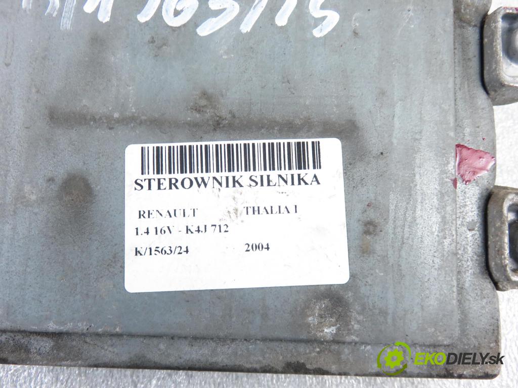 RENAULT THALIA I (LB0/1/2_) SEDAN 2004 0,00 1.4 16V - K4J 712 1390,00 Riadiaca jednotka Motor S110140202A ; 8200392714 ; 8200392693