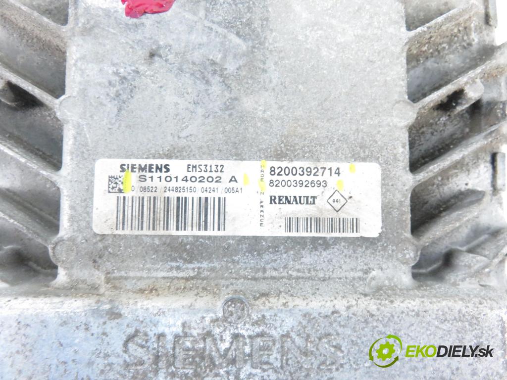 RENAULT THALIA I (LB0/1/2_) SEDAN 2004 0,00 1.4 16V - K4J 712 1390,00 Riadiaca jednotka Motor S110140202A ; 8200392714 ; 8200392693