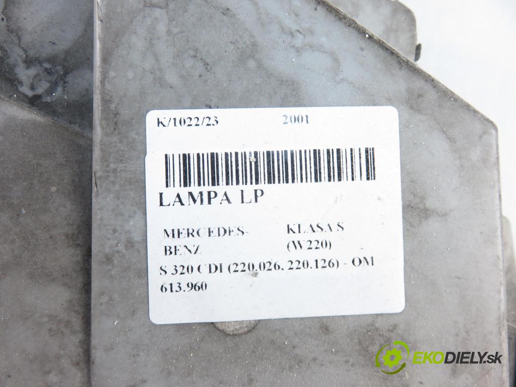 MERCEDES-BENZ KLASA S (W220) SEDAN 2001 145,00 S 320 CDI 197 - OM 613.960 3222,00 Svetlo LP A2208200161 ; 0301153001
