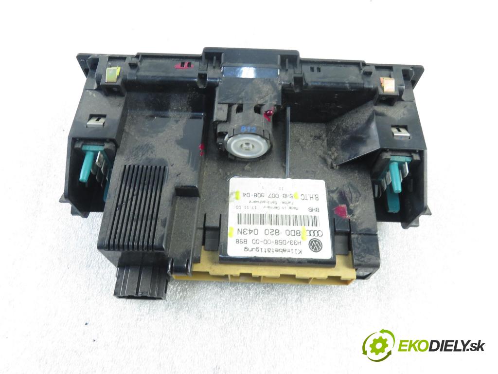 AUDI A4 Avant (8D5, B5) KOMBI 2000 85,00 1.9 TDI - AJM 1896,00 Panel topení KLIMATRONIK 8D0820043N ; 5HB00790804