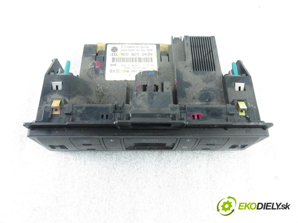 AUDI A4 Avant (8D5, B5) KOMBI 2000 85,00 1.9 TDI - AJM 1896,00 Panel topení KLIMATRONIK 8D0820043N ; 5HB00790804