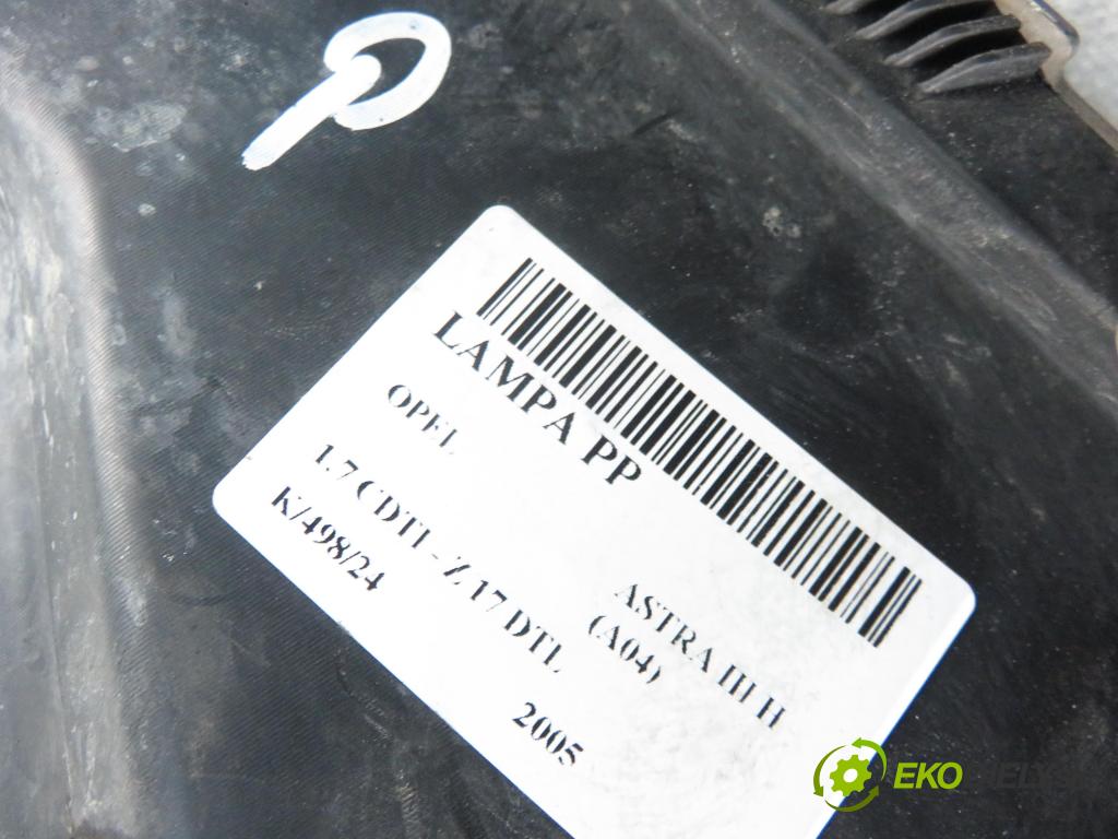 OPEL ASTRA H (A04) HB 2005 59,00 1.7 CDTI - Z 17 DTL 1686,00 Svetlo PP 24451033