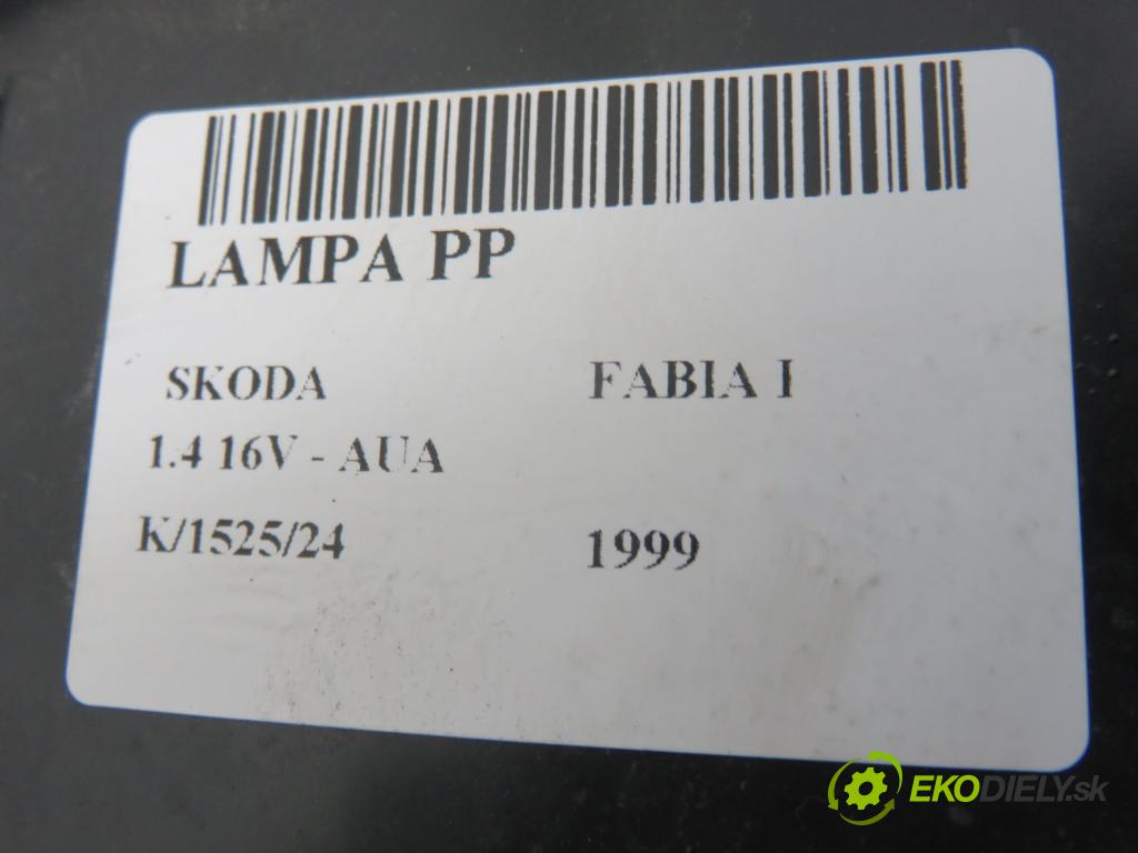 SKODA FABIA I (6Y2) HB 1999 55,00 1.4 16V - AUA 1390,00 Svetlo PP 