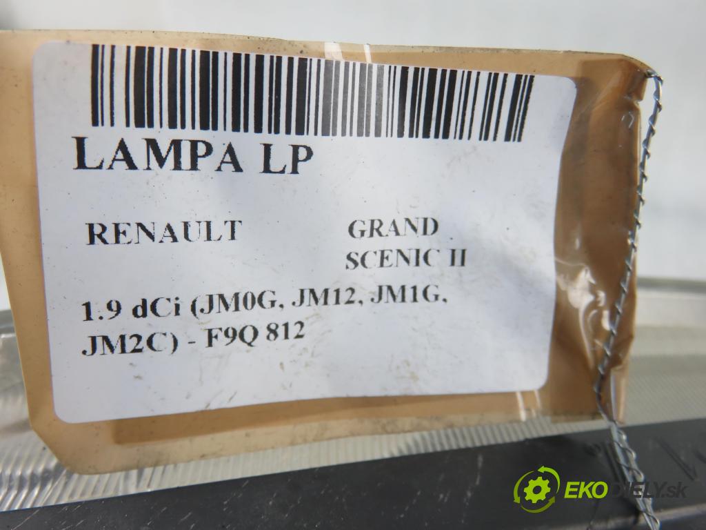 RENAULT GRAND SCENIC II (JM0/1_) MINIVAN 2005 88,00 1.9 dCi 120 - F9Q 812 1870,00 Svetlo LP