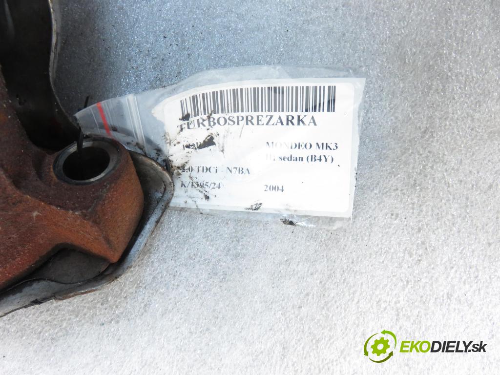FORD MONDEO III sedan (B4Y) SEDAN 2004 96,00 2.0 TDCi - N7BA 1998,00 RYCHLONABÍJEČKA: 2S7Q6K682AG (Turbodúchadla (kompletní))