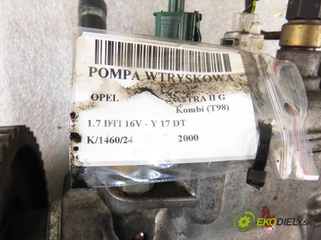 OPEL ASTRA G Kombi (T98) KOMBI 2000 55,00 1.7 DTI 16V - Y 17 DT 1686,00 Pumpa vstrekovacia HU0965006002 ; 8971852422 (Vstrekovacie čerpadlá)