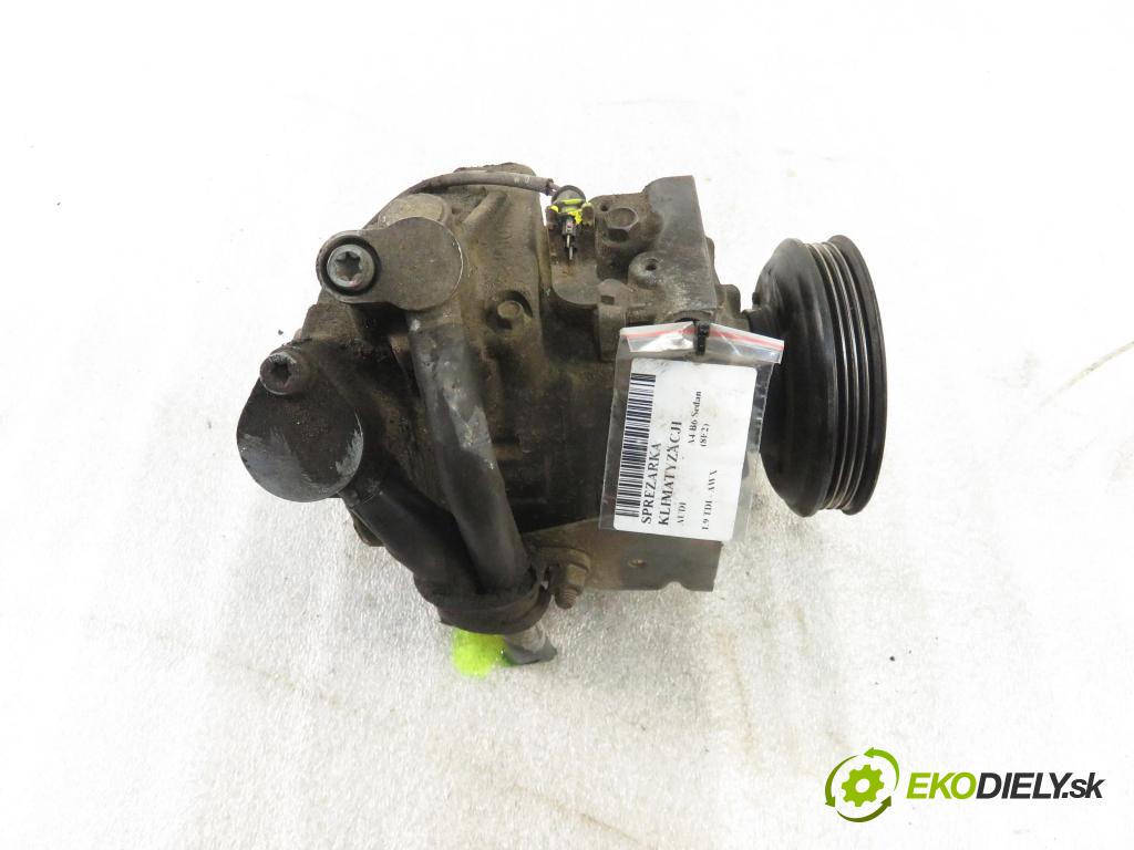 AUDI A4 (8E2, B6) SEDAN 2001 96,00 1.9 TDI PD 130 - AWX 1896,00 KOMPRESOR: klimatizace 4472208403 (Kompresory)