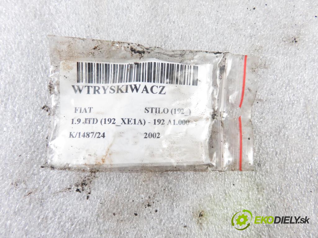 FIAT STILO (192_) HB 2002 85,00 1.9 JTD 115 - 192 A1.000 1910,00 vstrekovač 0445110119 (Vstrekovače)