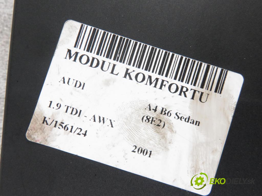 AUDI A4 (8E2, B6) SEDAN 2001 96,00 1.9 TDI PD 130 - AWX 1896,00 MODUL komfortu 8E0959433K