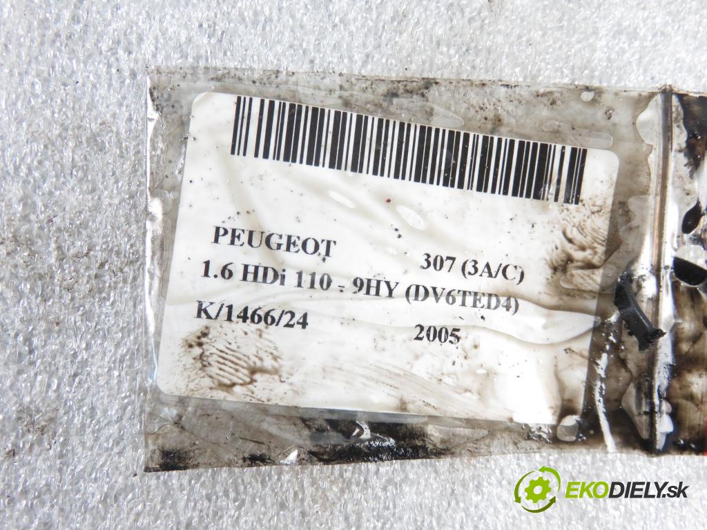 PEUGEOT 307 (3A/C) HB 2005 80,00 1.6 HDi 110 1560,00 vstrekovač 0445110188 (Vstrekovače)