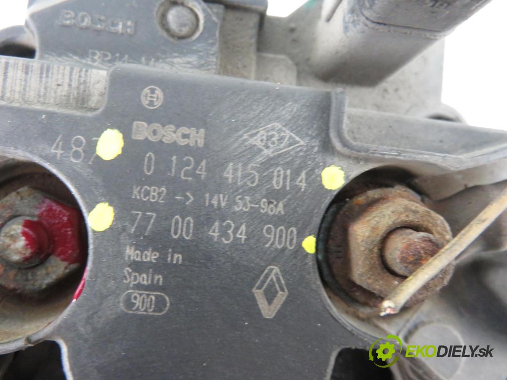 RENAULT THALIA I (LB0/1/2_) SEDAN 2004 0,00 1.4 16V - K4J 712 1390,00 Alternátor 7700434900 ; 0124415014 (Alternátory)