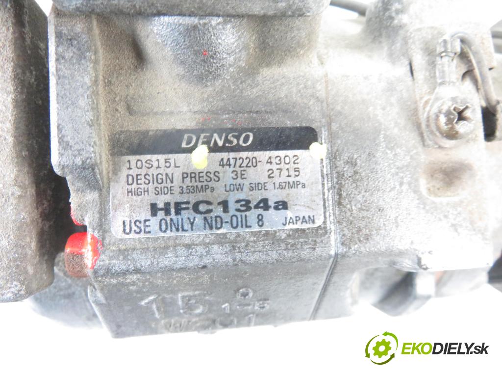 TOYOTA RAV 4 II (_A2_) SUV 2003 85,00 2.0 D-4D 4WD 116 - 1CD-FTV 1995,00 KOMPRESOR: klimatizace 4472204302 (Kompresory)