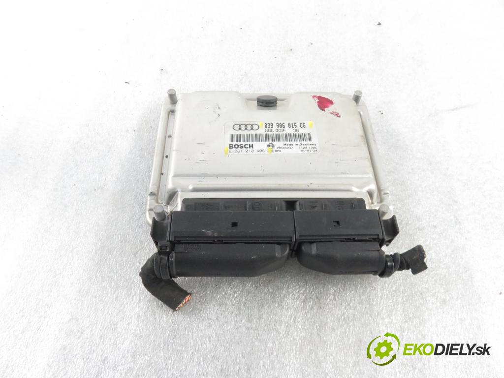 AUDI A4 (8E2, B6) SEDAN 2001 96,00 1.9 TDI PD 130 - AWX 1896,00 Riadiaca jednotka Motor 038906019CG ; 0281010406