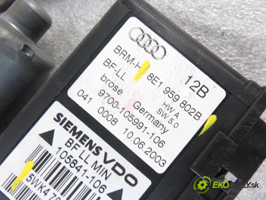 AUDI A4 (8E2, B6) SEDAN 2001 96,00 1.9 TDI PD 130 - AWX 1896,00 mechanismus oken PPE 8E1959802B ; 5WK47006DBF ; 8E0837462