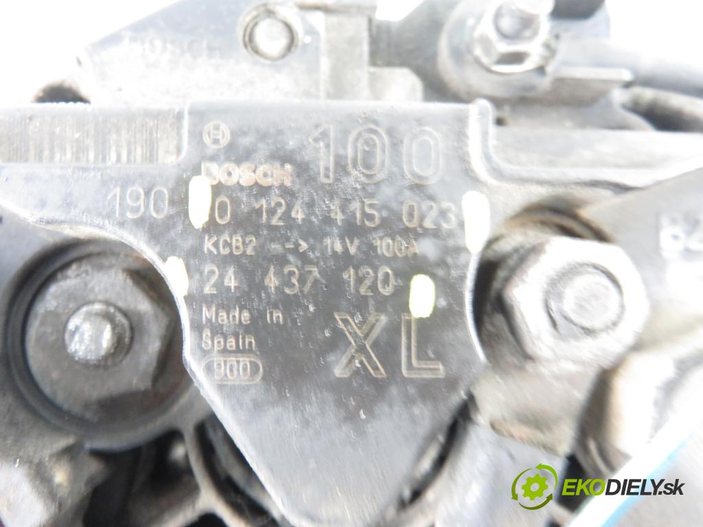 OPEL CORSA C (X01) HB 2000 55,00 1.2 16V 75 - Z 12 XE 1199,00 Alternátor 012441523 ; 24437120 (Alternátory)